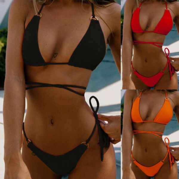 

new women push up bikini set bra padded swimwear lady swimsuit bathing suit au