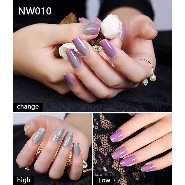 

1 pcs thermal changing color nail gel polish nail gel varnish lacquer wyt77