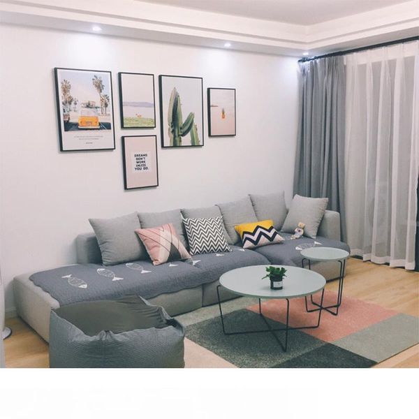 

сращивание стиль мягкие ковры для гостиной спальня ковры полиэстер противоскользящий пол дверной коврик простой пол дверной коврик площадь к