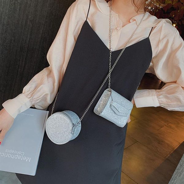 

fashion casual shoulder bag all-around mini personality crocodile pattern cross section square chain shoulder crossbody