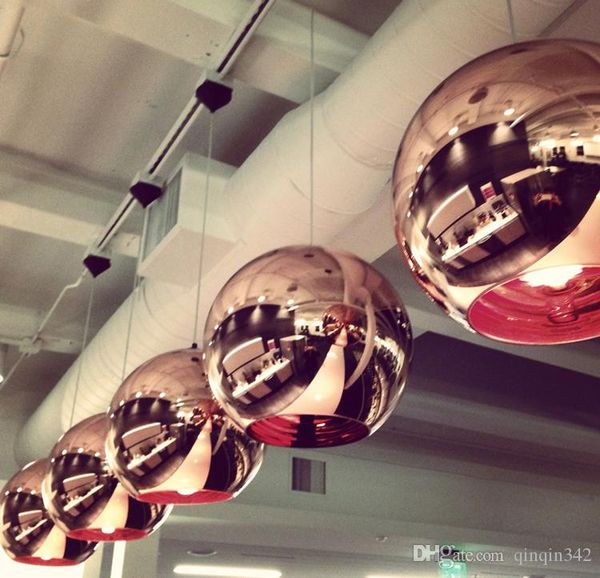 Vintage Gold Silver Plated Glass Shade Pendant Lamp Cord 1 5m Wire Modern Bar Hall Light E27 110 240v Chandelier Lighting