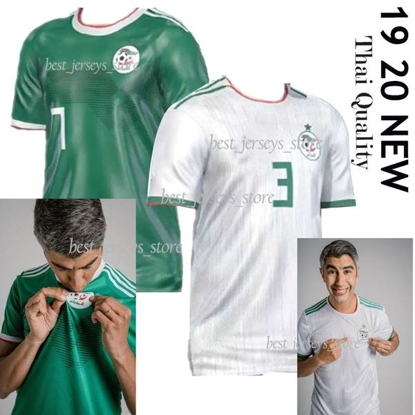 

2019 2020 Algeria national football team MAHREZ FEGHOULI home/away soccer jersey BRAHIMI DELORT Football shirts