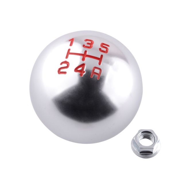 

m10x1.5 round 5 speed 6 speed car suv vehicle manual gear shift knob aluminum alloy for jdm racing design car shift knob