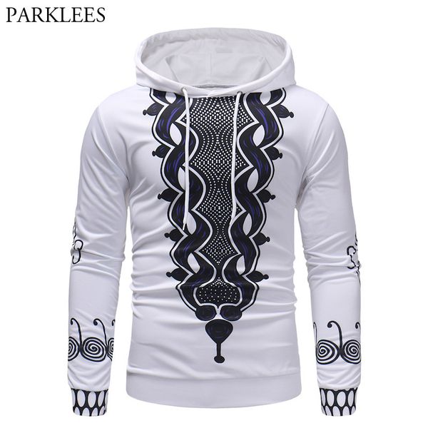 Africano Dashiki preto preto moletom moletom homens 2018 luxo estilo swag slim cabo cabo hoody hoodwear hoodwear hoodies macho 3xl