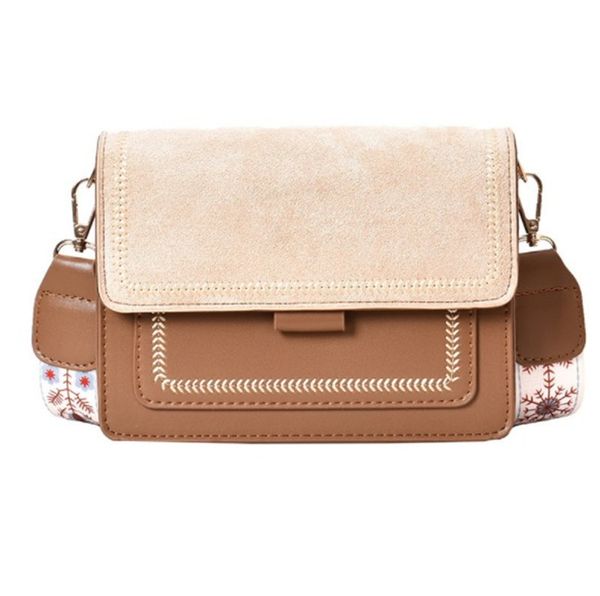 

designer luxury shoulder bag young girls' satchel fashion cross satchel small square korean retro broadband shoulder bag flowers style