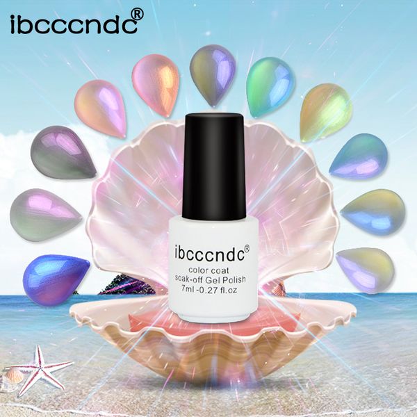 7 ml Soak Off UV Gel Nagellack Pearl Shell Nagelgelpoliermittel Lak Vernis Semi Permanent Lack Lacke Gelpoliermittel