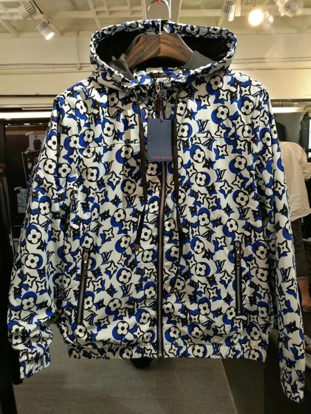 

2019 pring new fa hion men de igner luxury hooded waterproof jacket chine e ize top de igner fabric jacket for men