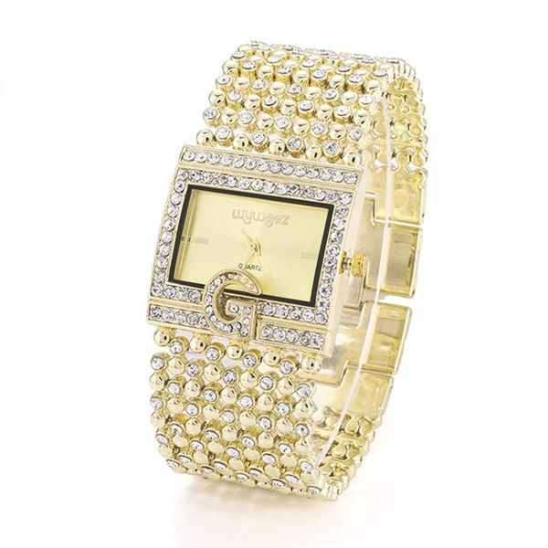 

women's watches fashion luxury trend round full diamond bracelet watch analog quartz movement wrist watch clock #d, Slivery;brown