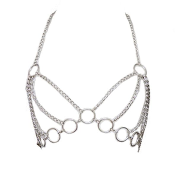 

bras women metal chain open bra temptation reggiseno porno lingerie fantasia nightwear halter fetish sosten mujer lenceria, Red;black