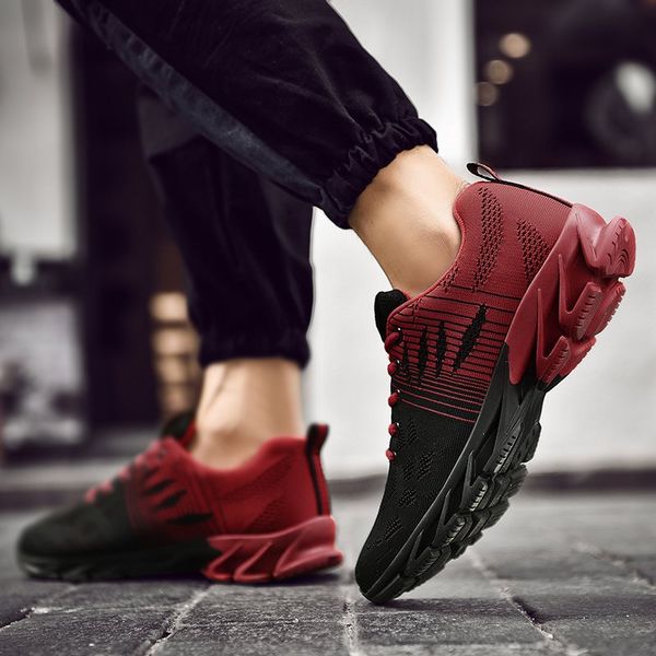 

горячая продажа мода мужская обувь mesh дышащие кроссовки walking мужчины обувь new комфортная легкие кроссовки c-200301071