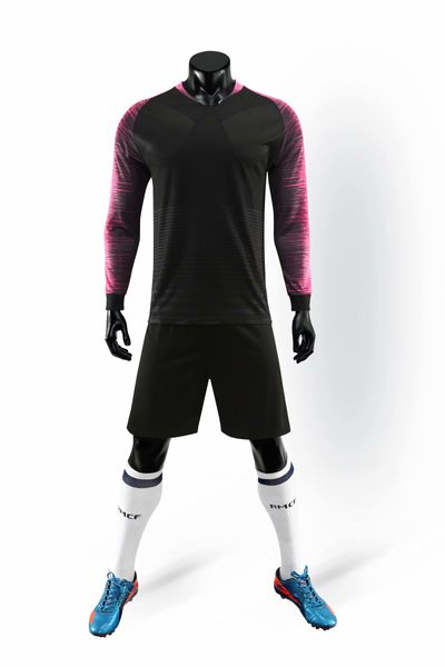 

2019 men training football sets with shorts uniforms reversible football jerseys for that home and away look kits sports b26-03, Black;red