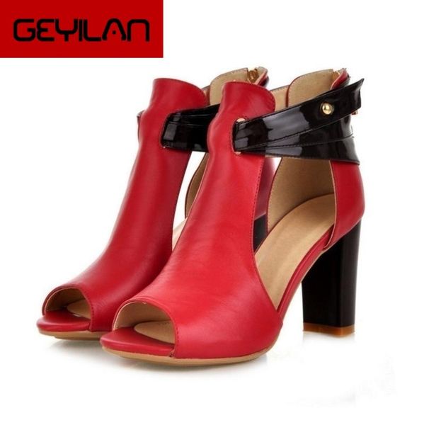 

new fashion women genuine leather high heel platform sandals fashion lady sandals c2-665, Black