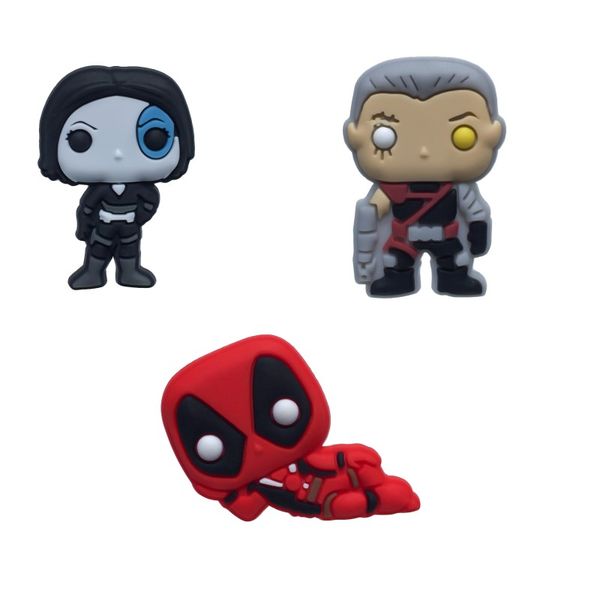 2019 Deadpool Domino Action Figure Figure Pvc 1 3cm Fridge Magnets