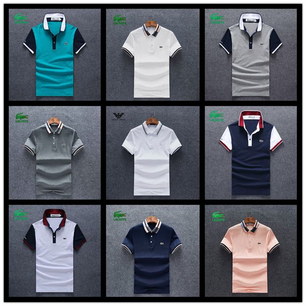 

2019 paris embroidery style polo blouse leisure tee tshirt breathable short sleeve tshirts men women blouses casual outdoor streetwear t-shi, White;black