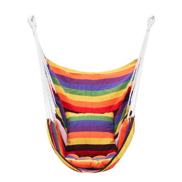 

camp furniture garden swing with 2 pillows outdoor camping hanging chair sleep bag hammock bed