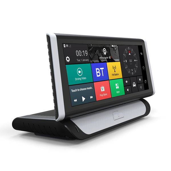 

6.86" 3g android car dvr 1080p gps navigation adas full hd camcorder bt wifi dual lens truck browser car styling