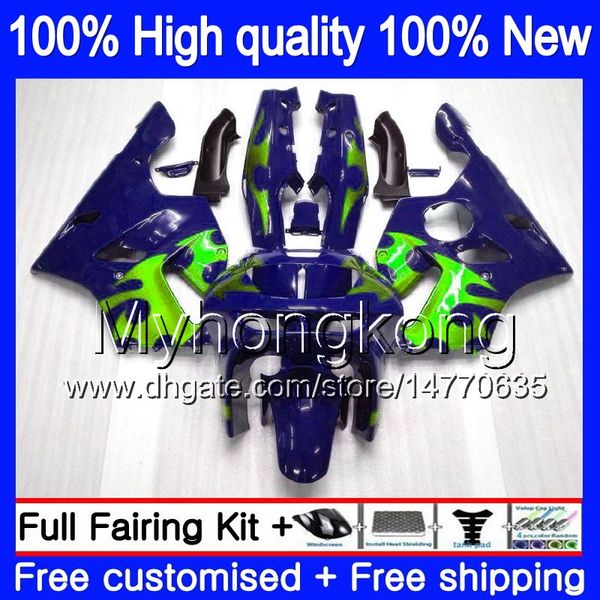 

Кузов для KAWASAKI ZX 636 600CC ZX-636 1994 1995 1996 1997 213MY.65 ZX636 ZX-6R ZX600 ZX 6 R 6R ZX6R 94 95 96 97 синий зеленый обтекатели
