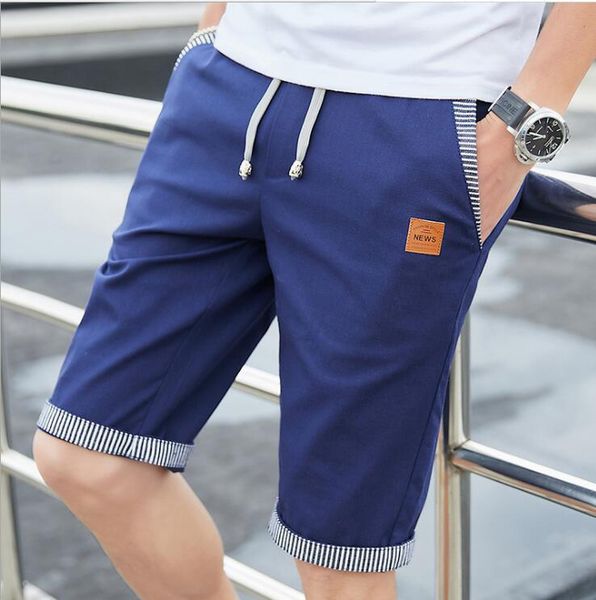 

linen mens shorts mens shorts summer casual drawstring cargo shorts bermuda beach short plus size joggers male, White;black