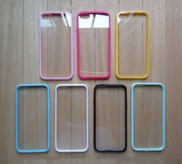 

De igner clear acrylic ilicone iphone ca e for iphone 7 8 x xr x plu iphonex back cover protect phone ca e