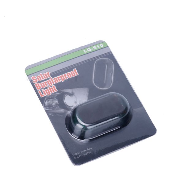 

1pcs car alarm light fake solar security system warning theft blinking flashing lamp mini alarme carro car accessories