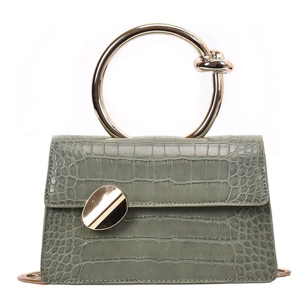 

stone pattern pu leather crossbody bags for women 2020 shoulder messenger bag with metal luxury handbags designer