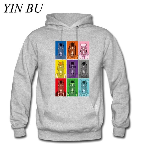 

bojack horseman printed hoodies men 3d hoodies sweatshirts boy jackets quality pullover fashion tracksuits streetwear coat, Black