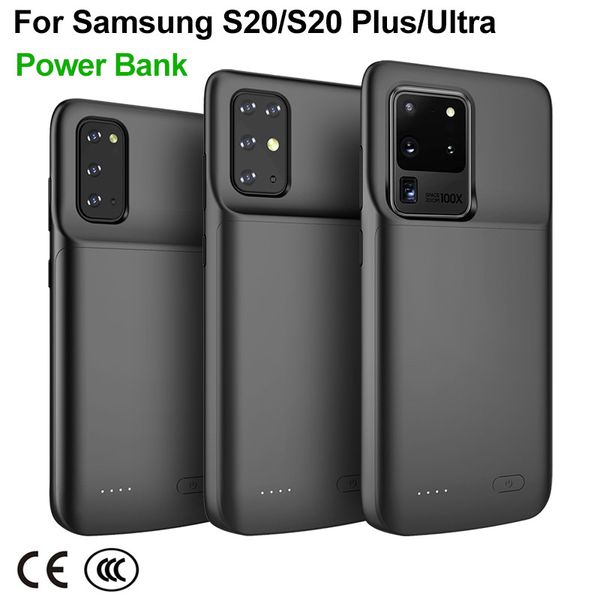 

для samsung 20/20 + plus ultra power bank беспроводной задний зажим зарядное устройство 6000 мач противоударная зарядка задняя крышка чехол