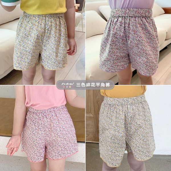 

2020 new wholesale baby girls printed shorts summer kids shorts 1-7 years, Black