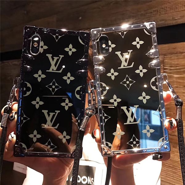 

Зеркало Дизайнерский чехол для телефона для Iphone X XS MAX XR Чехол для телефона для Iphone