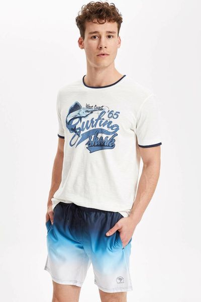 

defacto man swimwear woven swimming short i0306az19hswt34, White;black