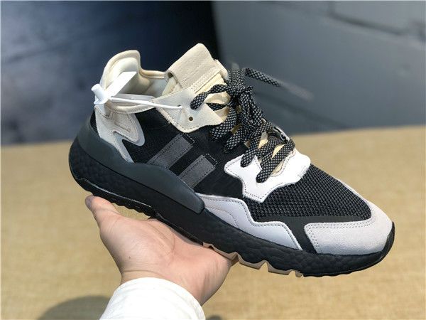 

С Box 2019 Nite Jogger Кроссовки Для Мужчин Женщин Ядро Черный Красный 3 М Светоотражающий