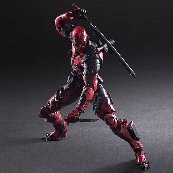 

Play Arts 27см Marvel X-men Дэдпул Супер Герой Фигурку Модель Игрушки C19041501