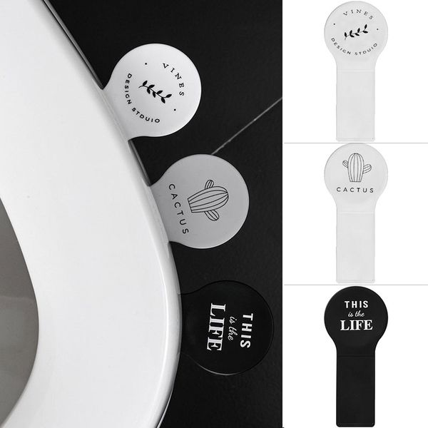 

пластиковые крышки унитаза lifter санитарных anti-загрязнено closestool крышка место подъем с наклейкой главной аксессуары для ванной комнат