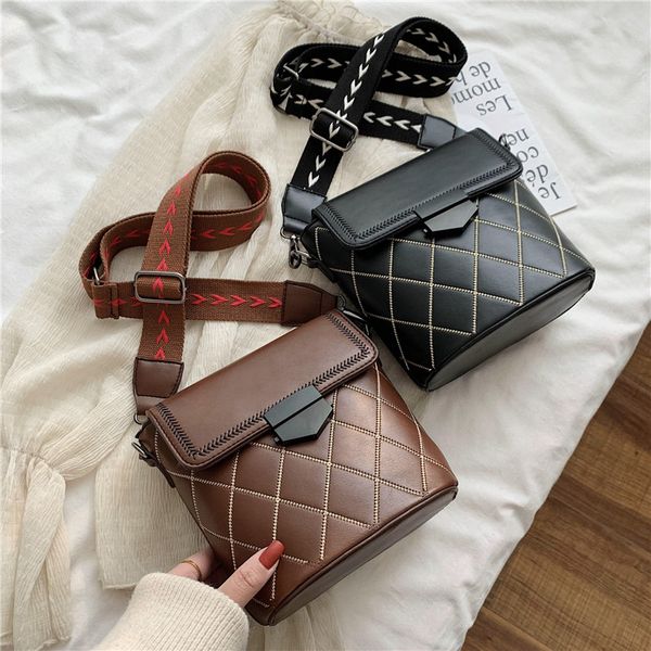 

bag for women 2020 new wave joker western style messenger bag fashion retro bucket