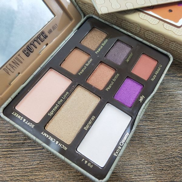 

maquillage brand makeup 9color/pcs eyehshadow palette peanvut butter and jelly creamy & decadent eye shadow collection in stock