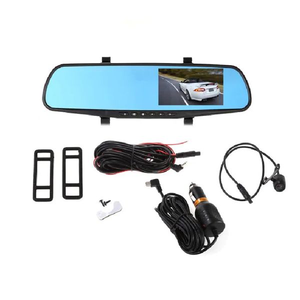 

1pc car 1080p fhd 30w pixel autos rearview car dvd camera monitor dvr blue&black