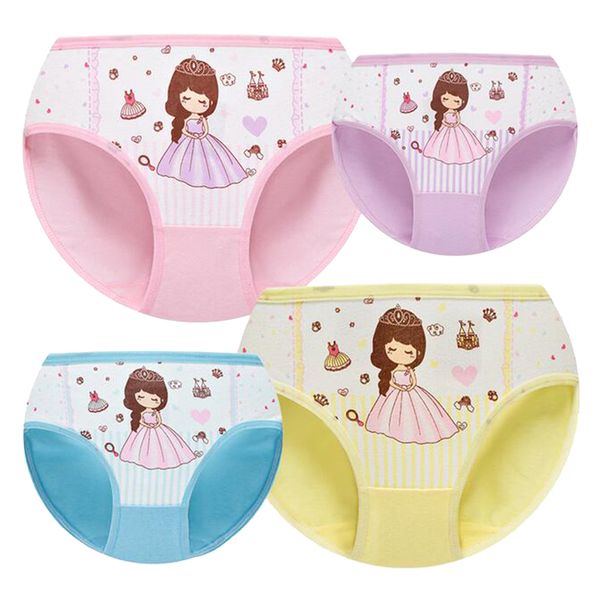 

100% cotton kids girls boxer brief underwear cartoon panties, Camo