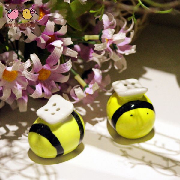 

honey bee jar керамика соль pramic соль перец шейкеры мамочка и я пчелиный формы бутылочка свадебные подарки и сувениры благоволит партии ba