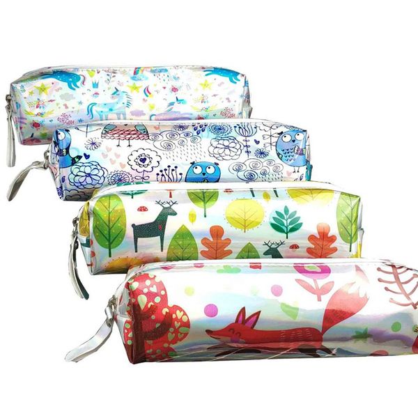 

laser printed pencil case unicorn pencilcase school pencil bag creative pen case bag for kid gift stationery