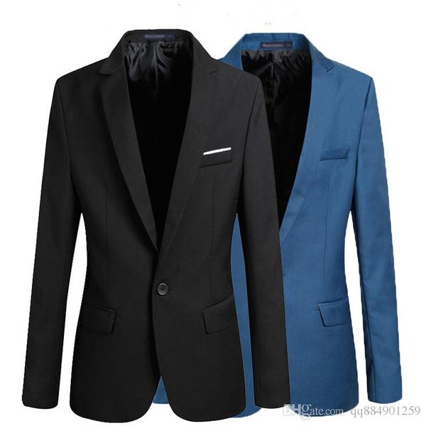 

2020 spring and autumn men blazer new mens slim fit fashion cotton blazer suit jacket male blazers mens coat wedding dress, White;black