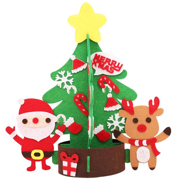 

47x47cm christmas diy non-woven lighting christmas tree decorations party children gift window display supply