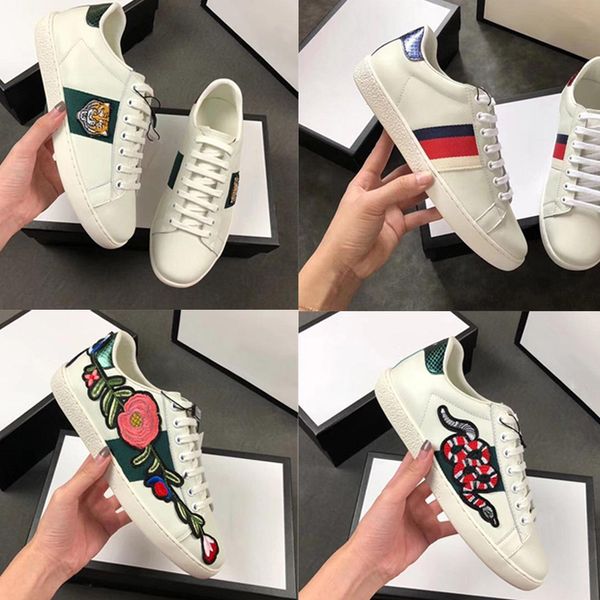 

luxury shoes triple black white sneakers for man woman designer flats skate casual shoes bee snake stripe star vintage dress shoes 36-44