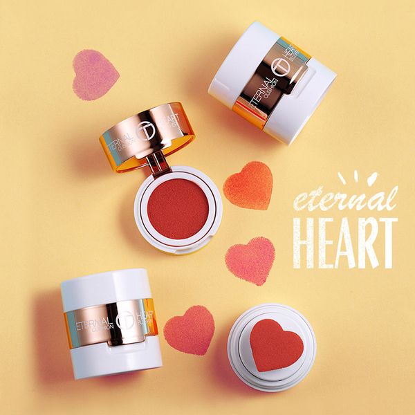 

heart-shaped air cushion blush makeup moisturizing brightening repair blush sj66