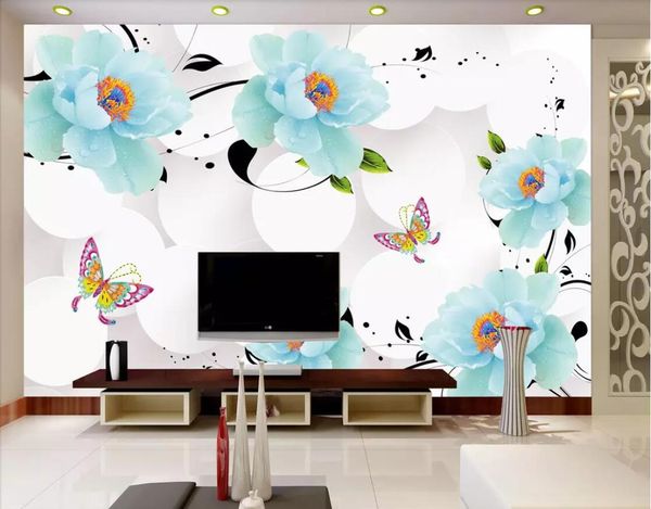 

3d room wallpaper custom p non-woven murals 3d rose vine tv background wall wallpaper for walls 3 d
