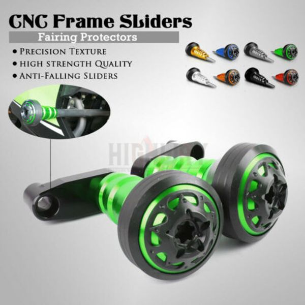 

motorcycle cave frame slider fairing guard falling protection anti crash pad protector for zx10r 11-17