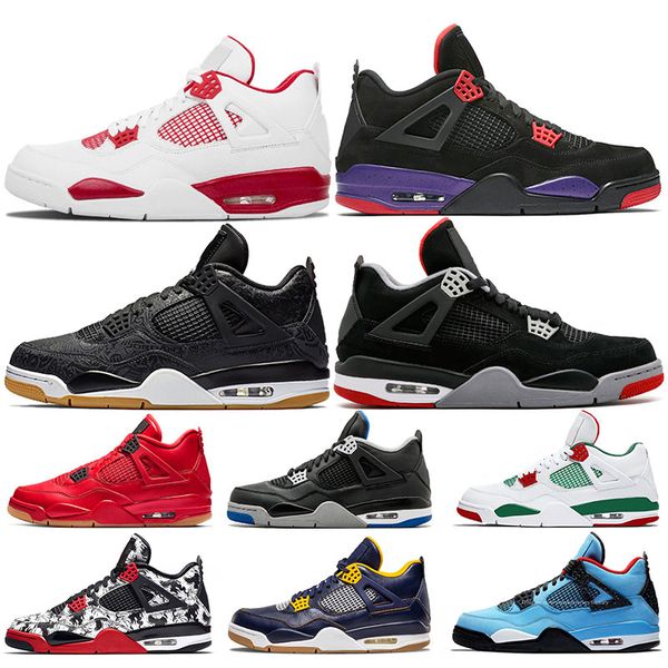 

IV basketball shoes 4s Raptors bred alternate 89 Traivs Scotts Thunder Black Cat Pure Money GS Motorsport Tattoo Designer Sneakers Sports