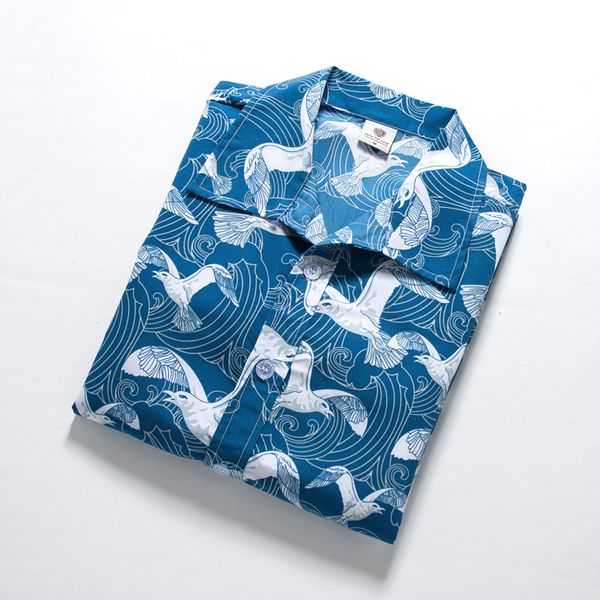

mens summer beach hawaiian shirt 2018 brand short sleeve plus size surf shirts men broad holiday vacation clothing camisas