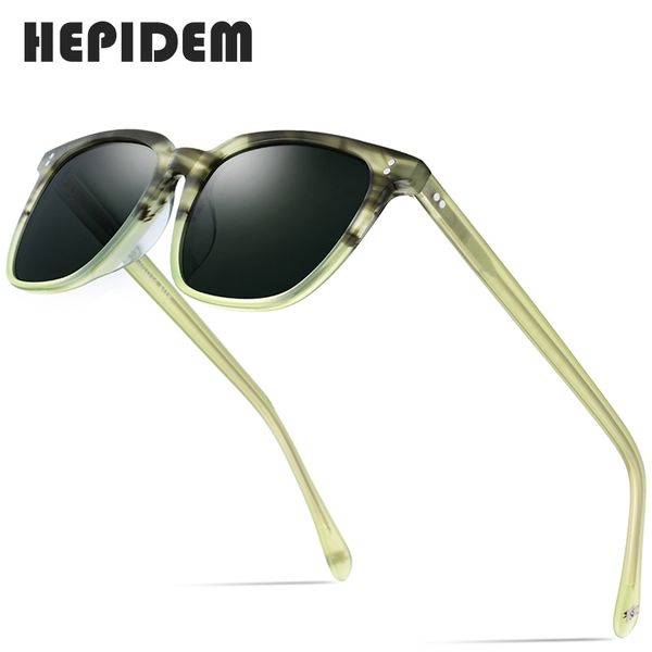 

acetate polarized sunglasses men 2020 new vintage square sun glasses for women men's korea goggles sunglass 9114 t200628, White;black