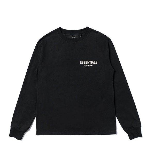 

19aw fear of god designer hoodie fog hiphop hoodies fashion justin bieber est essentials oversized men women pullover hoodie sweatshirts, Black