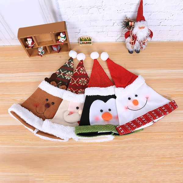 

fashion lovely cartoon cloth christmas hat kids children headwear decor gift